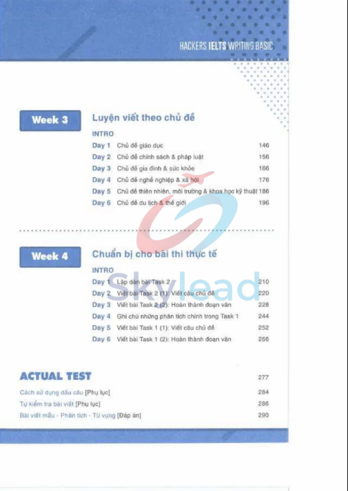 Tải FREE sách Hackers IELTS Writing Basic PDF có tiếng Việt 6