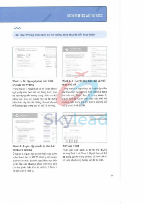 Tải FREE sách Hackers IELTS Writing Basic PDF có tiếng Việt 8