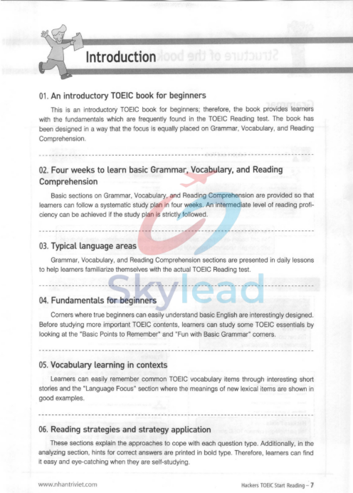 Tải FREE sách Hackers TOEIC Reading PDF có tiếng Việt 4