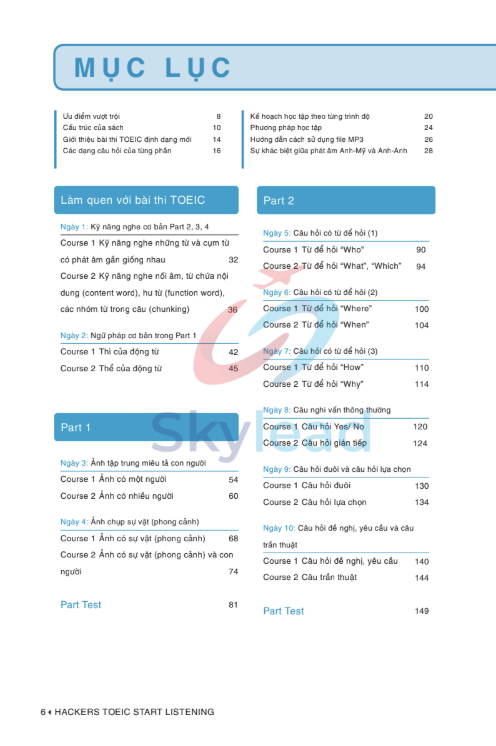 Tải FREE sách Hackers TOEIC Strart Listening PDF có tiếng Việt 3