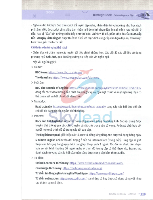 Tải FREE sách IELTS Cấp Tốc 20 Ngày Listening PDF 9