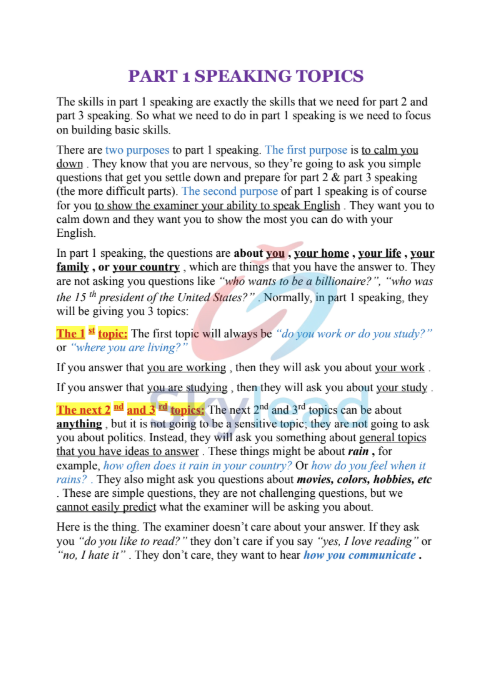 Tải FREE sách IELTS Speaking Strategies PDF có tiếng Việt 15 Tải FREE sách IELTS Speaking Strategies PDF có tiếng Việt 4