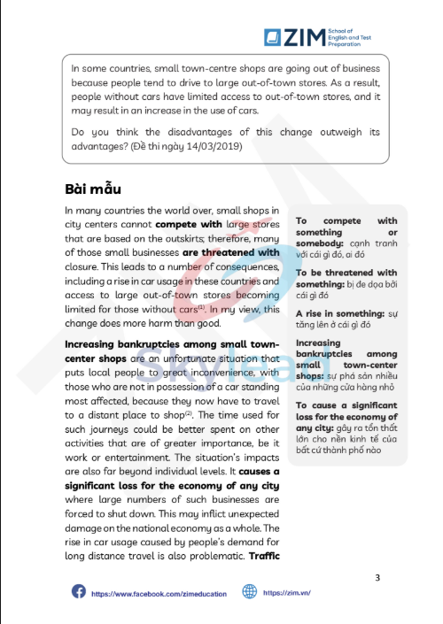 Tải FREE sách IELTS Writing Task 2 Advantage Disadvantage Samples PDF 3