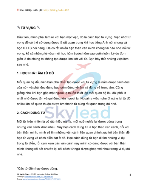 Tải FREE sách Lộ trình tự học Ielts 0-7.0 PDF có tiếng Việt 16 Tải FREE sách Lộ trình tự học Ielts 0-7.0 PDF có tiếng Việt 5