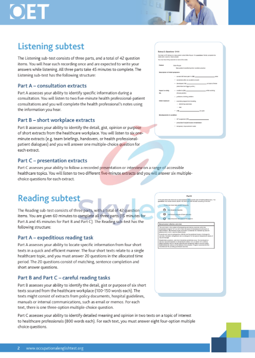 Tải FREE sách Official OET Practice Book 1 PDF có tiếng Việt 5