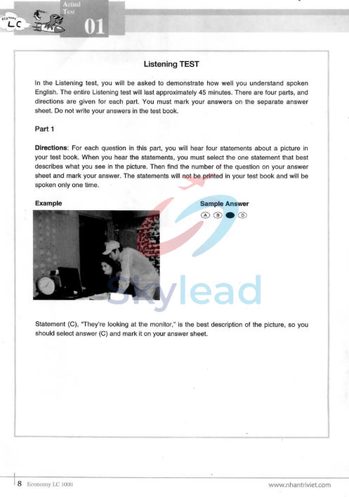 Tải FREE sách TOEIC Economy 1000 Volume 2 PDF có tiếng Việt 3