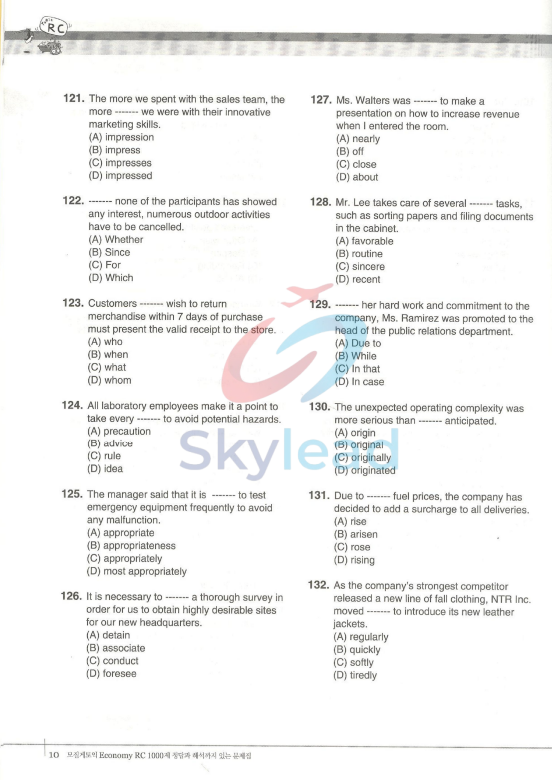 Tải FREE sách TOEIC Economy RC 1000 Volume 1 PDF có tiếng Việt 4