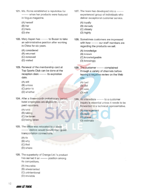 Tải FREE sách TOEIC RC 1000 Cuốn 1 PDF có tiếng Việt 5