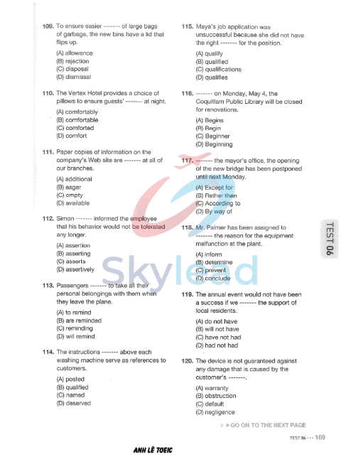 Tải FREE sách TOEIC RC 1000 Cuốn 2 PDF có tiếng Việt 11 Tải FREE sách TOEIC RC 1000 Cuốn 2 PDF có tiếng Việt 4