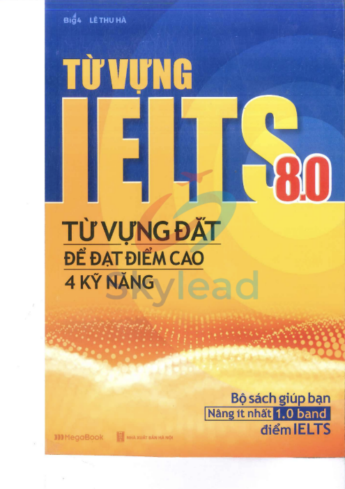 Tải FREE sách Từ Vựng IELTS 8.0 PDF có tiếng Việt 1