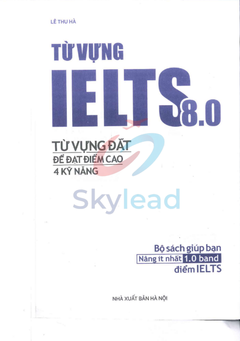 Tải FREE sách Từ Vựng IELTS 8.0 PDF có tiếng Việt 2