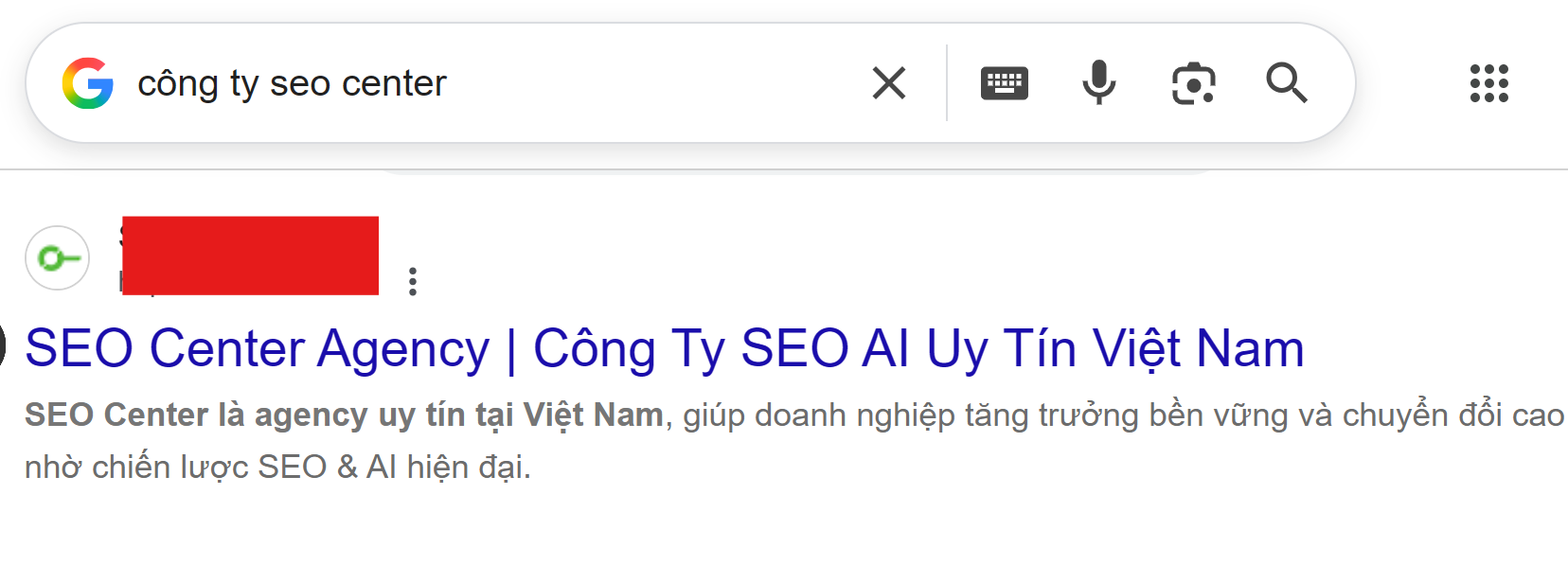 cong ty seo center